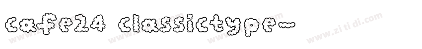 cafe24 classictype字体转换